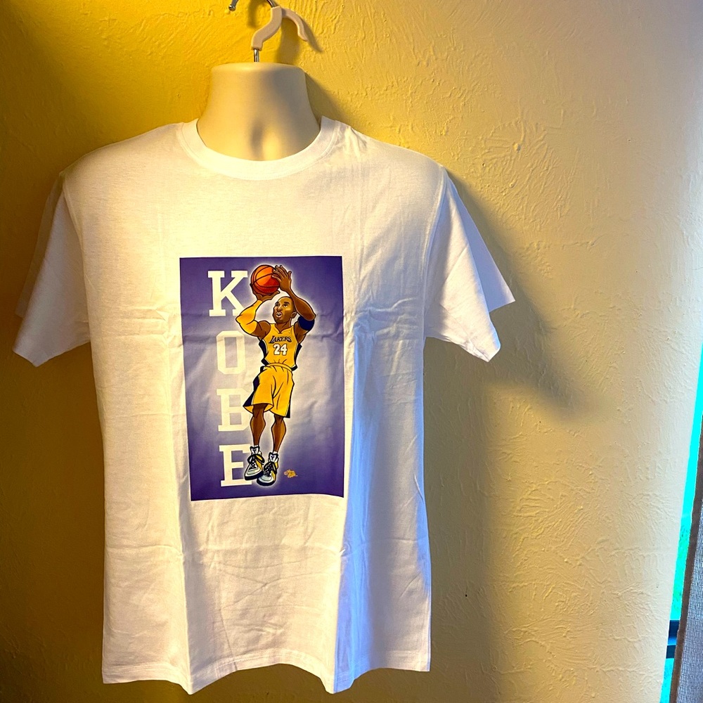 Lakers Kobe Men’s shirt 100% cotton. New